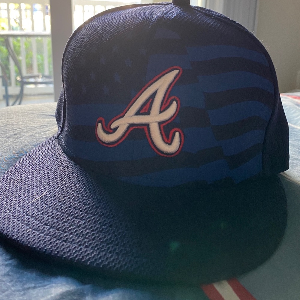 Atlanta Braves Stars and Stripes Authentic Hat